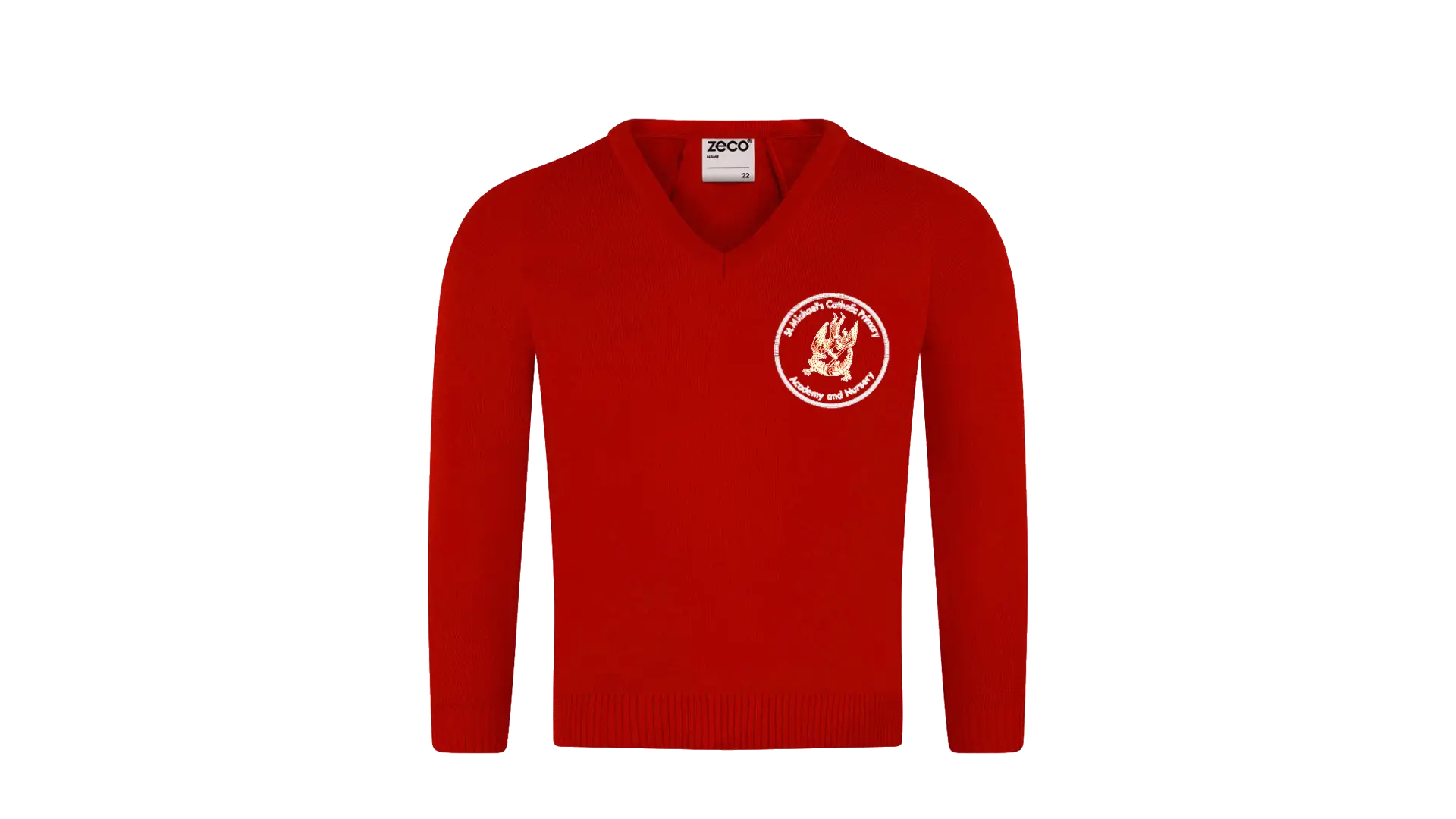 St. Michaels V Neck Knitted Pullover