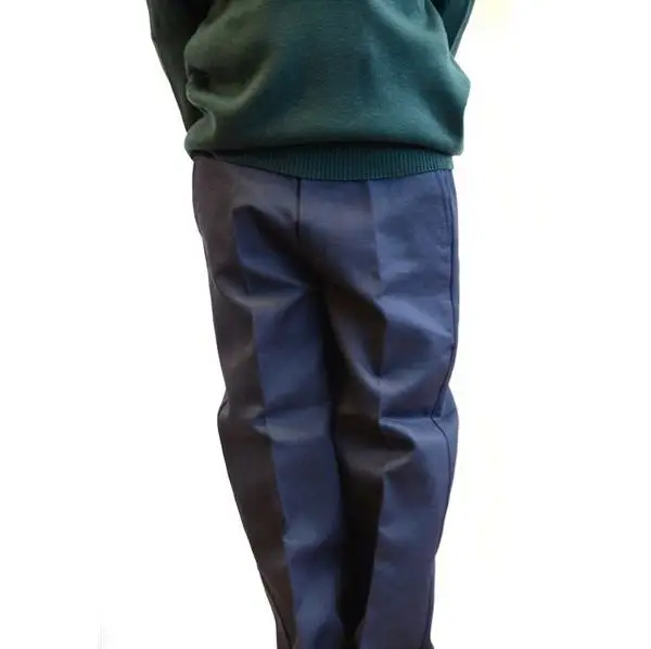 Navy Pull up Trousers