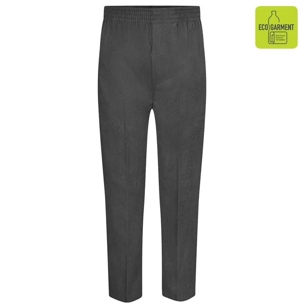 Pull-Up Grey Boys Trousers