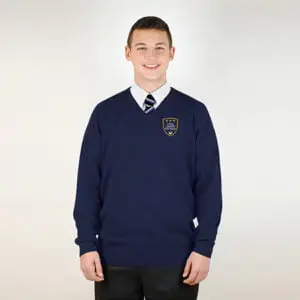 YEAR 11 Cotton V Neck Jumper