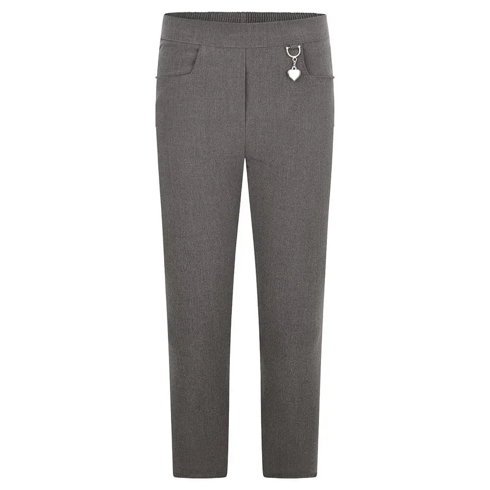 Girls Grey Junior Trousers
