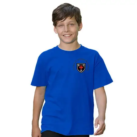 St Chad's Royal Blue PE Top