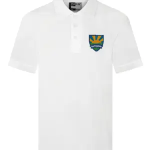 Springdale Polo Shirt (White and Blue)