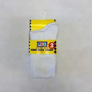White Knee high Socks