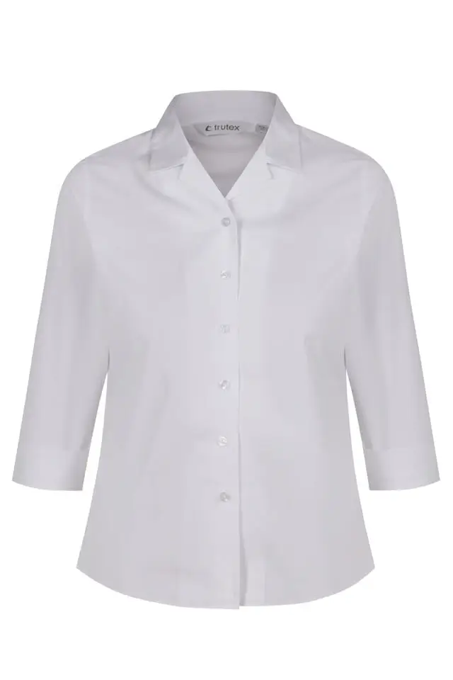 WGHS Twin Pack 3/4 Sleeve Rever Collar Blouses (Non Iron)