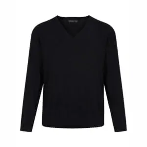 Black V Neck Jumper