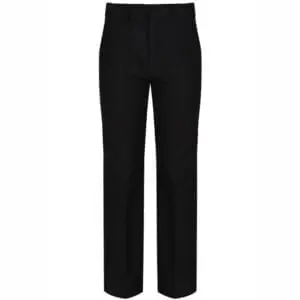 Junior Boys Slim Fit Trouser (Black)