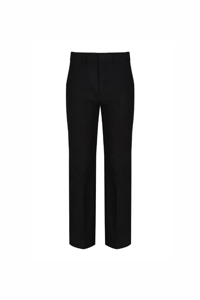 Junior Boys Slim Fit Trouser (Black)