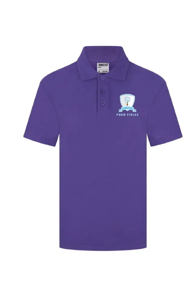 Penn Fields Purple Polo Shirt (KS5 - 6th Form)