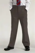 Junior Boys Slim Fit Trouser (Black) - Image 2