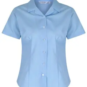 WGHS Twin Pack Short Sleeve Rever Collar Blouses (Non Iron)