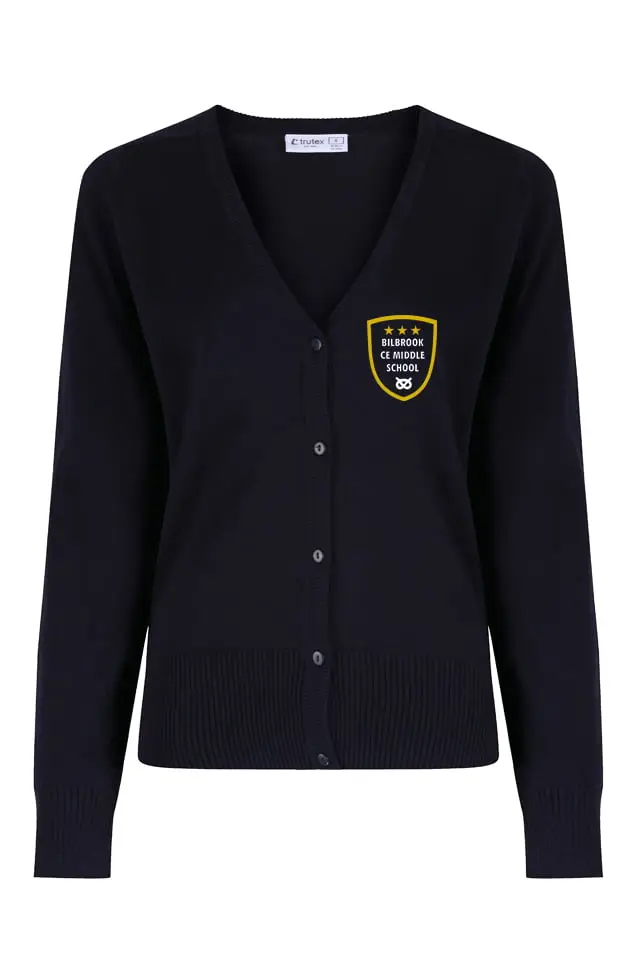 Bilbrook Middle School Girls Cotton Cardigan