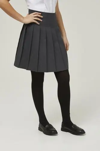 Colton Hills - Pleated Grey Skirt - Image 2