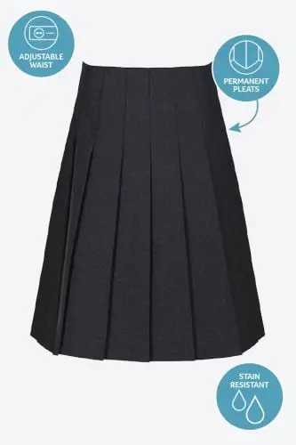 Colton Hills - Pleated Grey Skirt