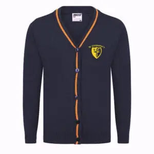 Cardigan with Gold Trim