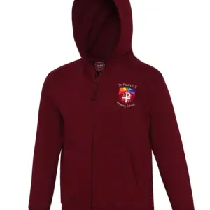 St Pauls C.E Primary - P.E Zipped Hoodie