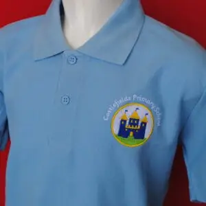 Polo Shirt ( unisex ) sky blue