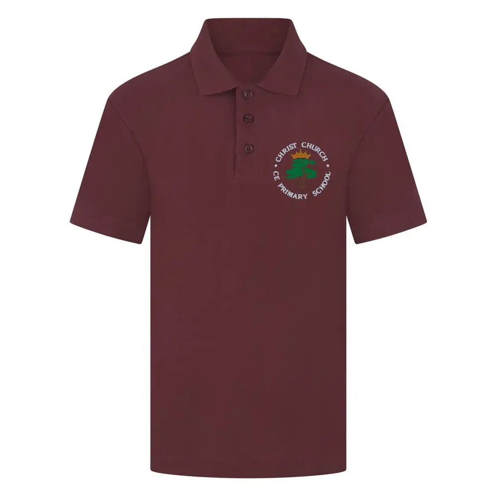 Christ Church Maroon Polo