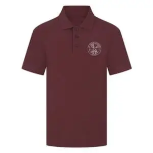 St Leonards Maroon PE Polo Shirt