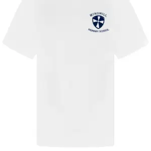Windmill Primary School PE T Shirt - White