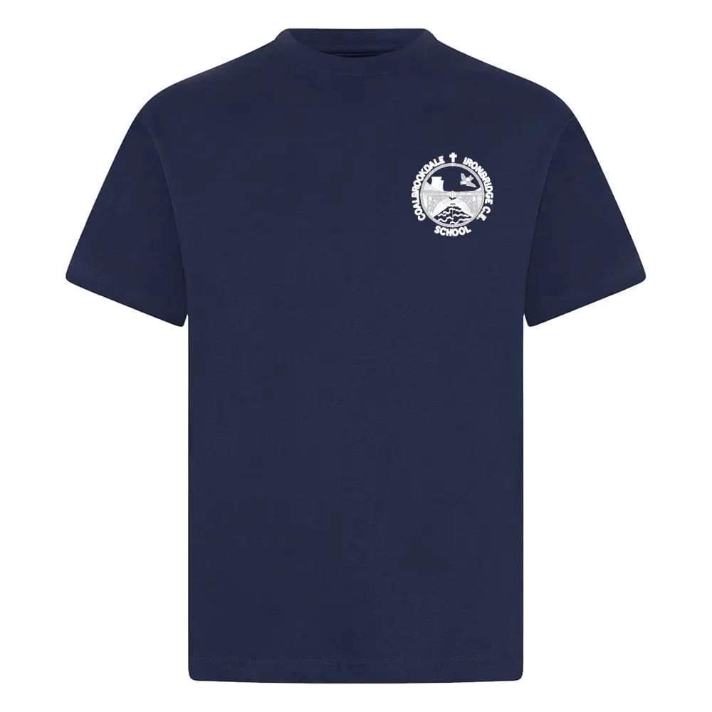Coalbrookdale & Ironbridge Primary School Navy PE T-Shirt