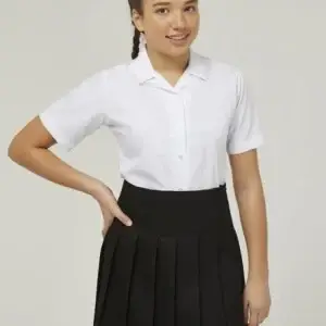 6TH FORM ONLY - WGHS Twin Pack Short Sleeve Rever Collar Blouses (White)