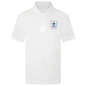 All Saints Trysull White Polo Shirt