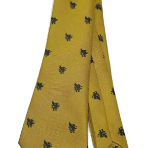 Birchfield Senior Tie (Yellow Jacquard)