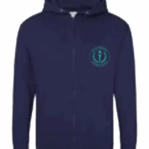 Much Wenlock Staff Zip Hoody (Navy)