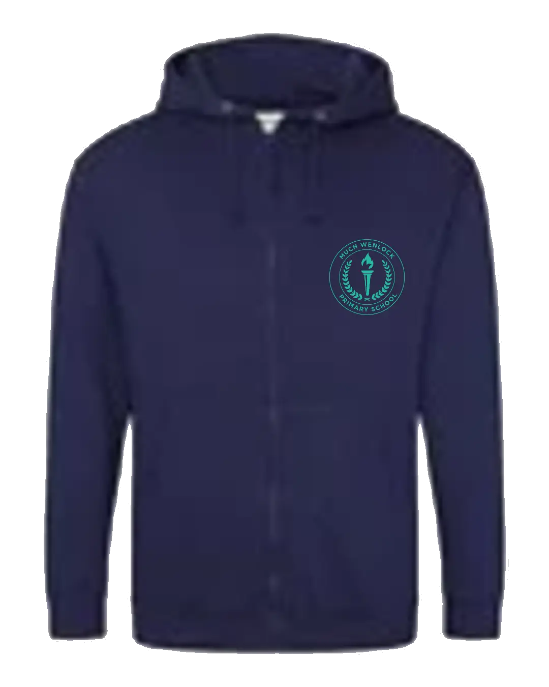 Much Wenlock Staff Zip Hoody (Navy)
