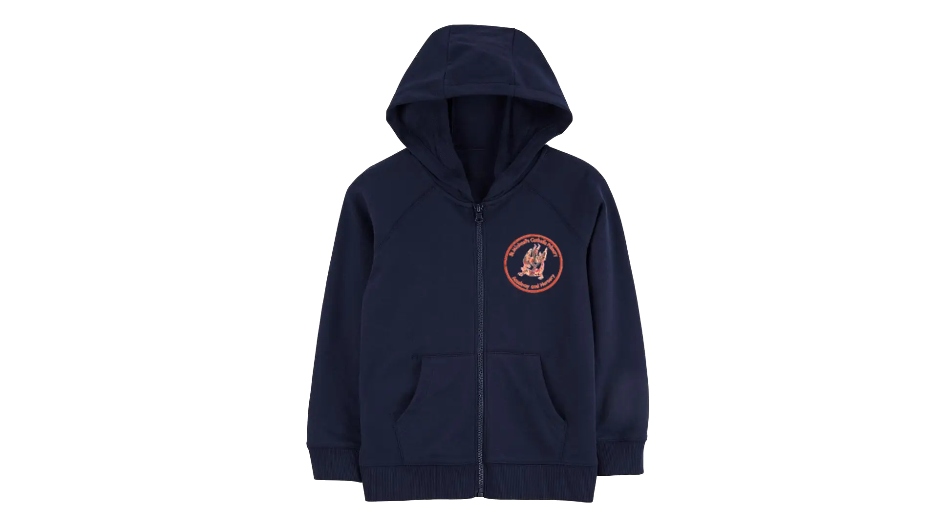 St Michaels Navy P.E Zip Hoodie